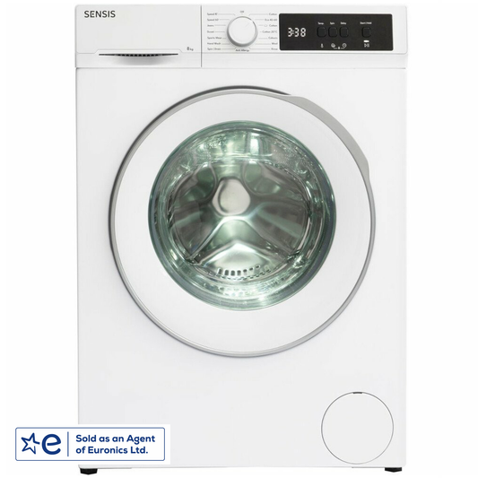 Sensis WMF01814AW 8Kg 1400 Spin Washing Machine