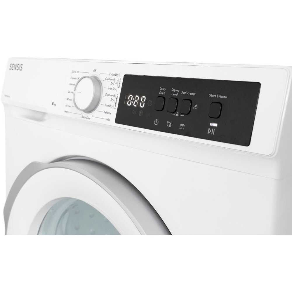 Sensis TDHF018A2W 8kg Heat Pump Tumble Dryer