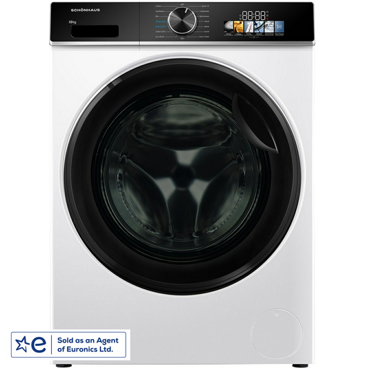 Schonhaus WMSF011014AW 10Kg 1400 Spin White Washing Machine