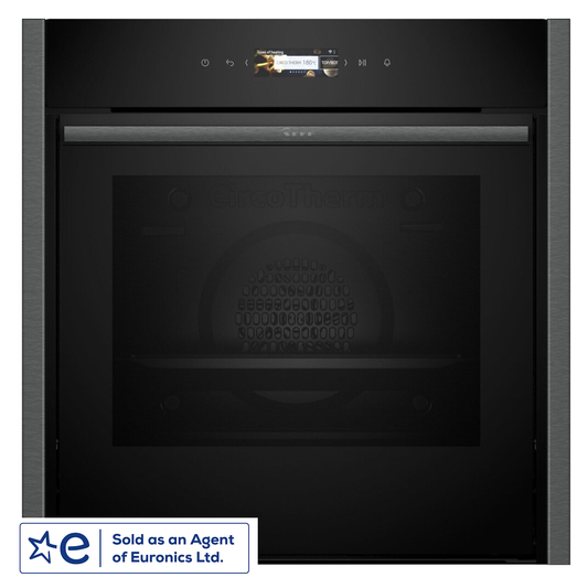 Neff B54CR31G0B N70 Graphite Built In Single Slide & Hide Fan Oven