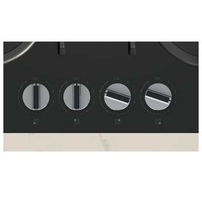 Neff T26PIP4S0 N70 Black 4 Zone Tempered Glass Gas Hob