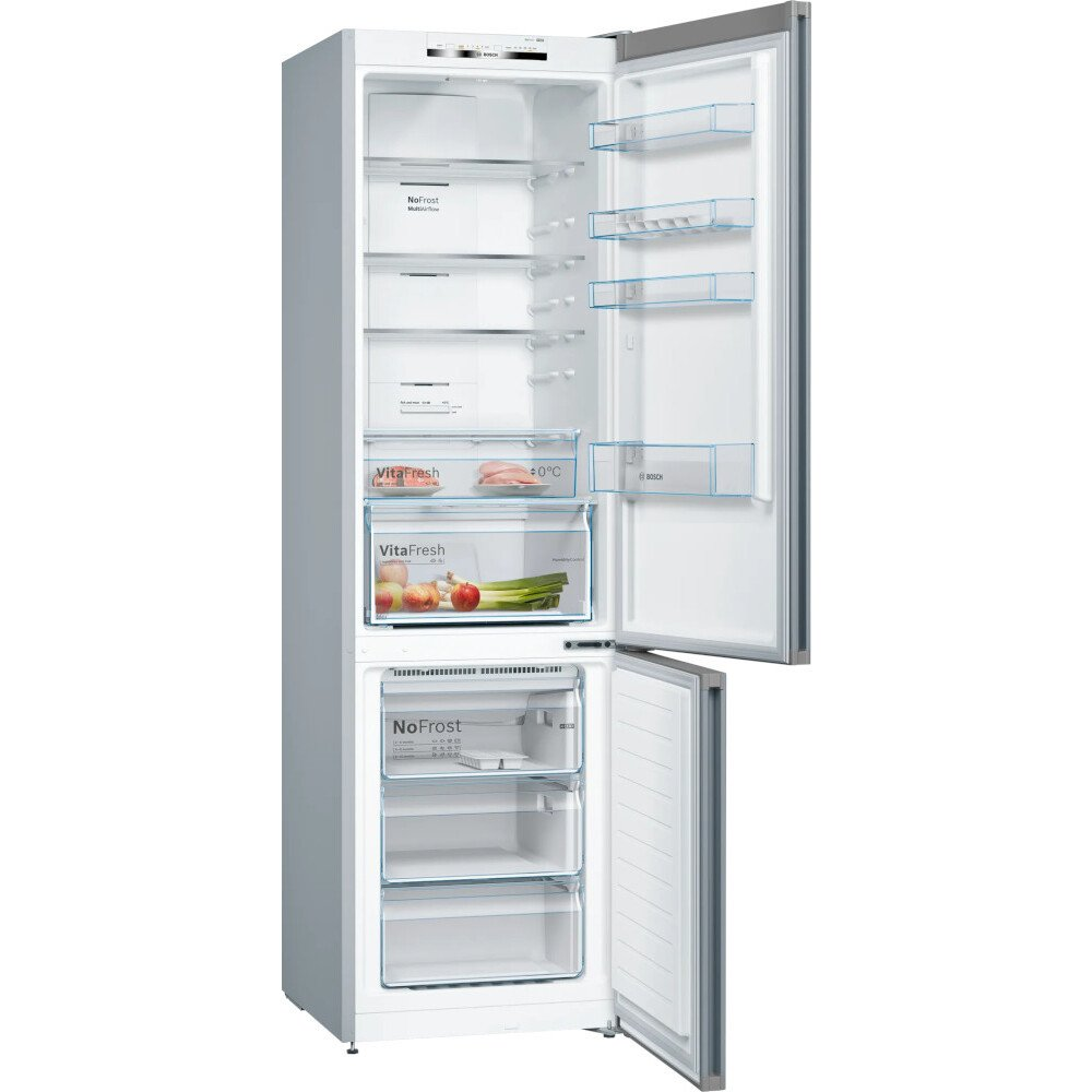 Bosch KGN392LEBG 60CM Series 4 70/30 Stainless Steel Frost Free Fridge Freezer