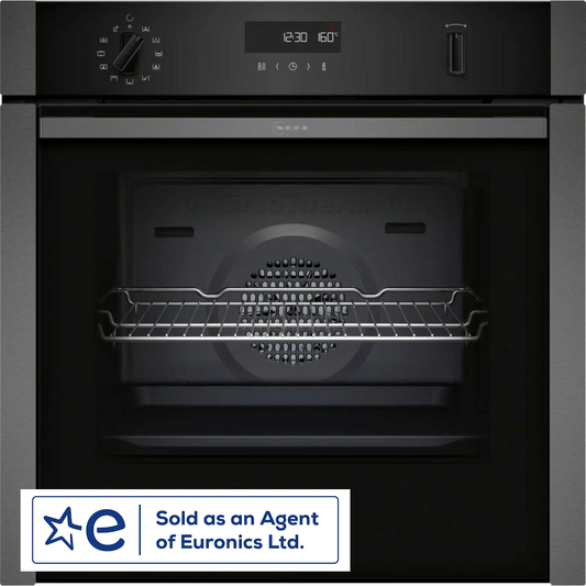 Neff B6ACH7AG7B ( Graphite ) N50 Built In Pyrolytic Single Oven