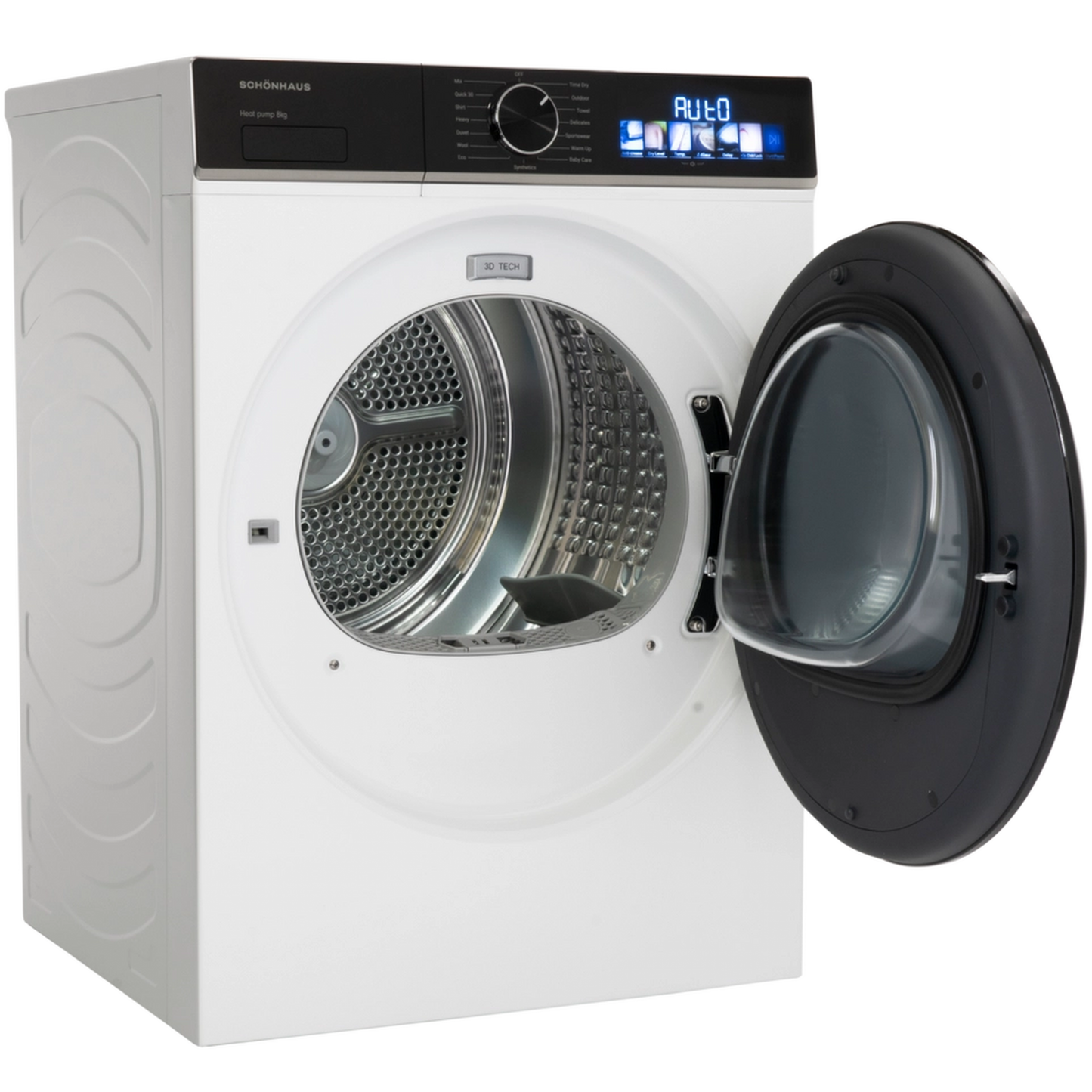 Schonhaus TDSHF018A3W8KG White Heat Pump Tumble Dryer