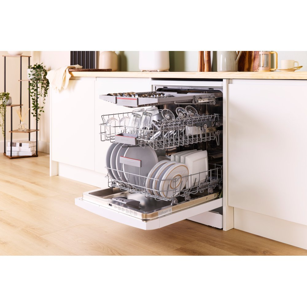 Bosch SMS4EMW06G 60cm 14 Place Setting ( B Rated 9 Litres ) Full Size Dishwasher