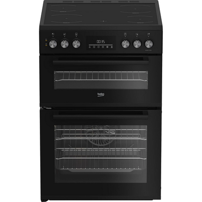Beko EDC6731K Black 60cm Double Oven Cooker