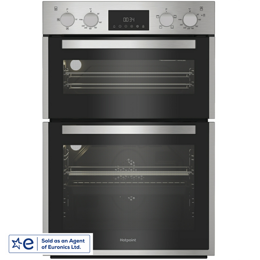 Hotpoint DIH10DIX Stainless Steel Built In Double Oven