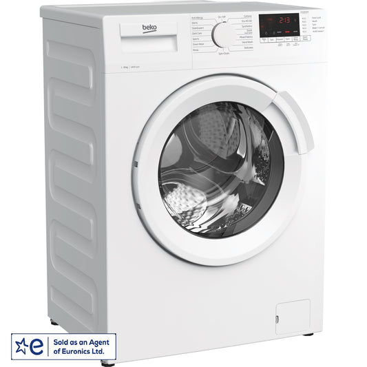 Beko WTL84141W 1400 Spin 8Kg Load Washing Machine