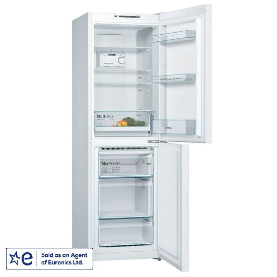 Bosch KGN34NWEAG 60CM ( 186cm High )  Frost Free Fridge Freezer