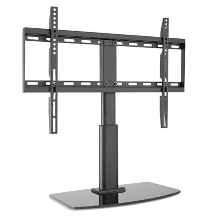 Replacement Television Pedestal Stand With Glass Base & Swivel