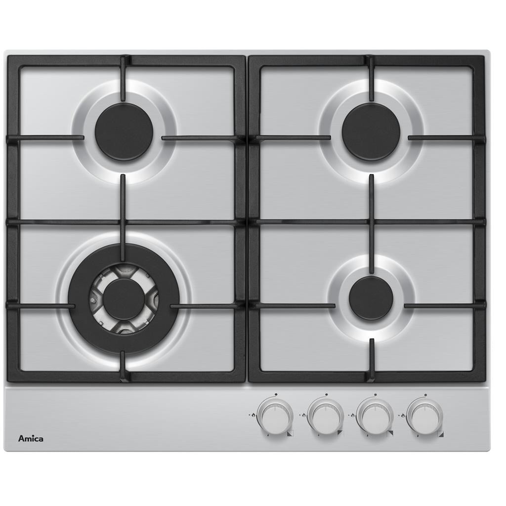 Amica AHG6200SS Stainless Steel Built- In Gas Hob