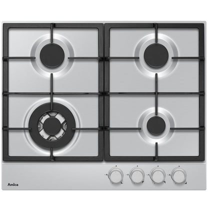 Amica AHG6200SS Stainless Steel Built- In Gas Hob
