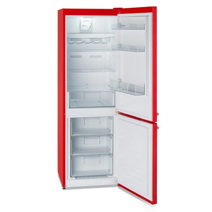 Montpellier MAB386R Red Retro 60cm ( 186cm High ) Frost Free Fridge Freezer