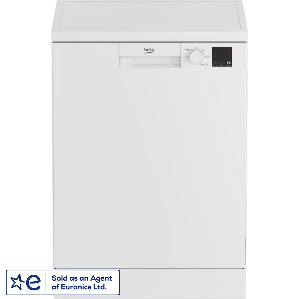Beko DVN05C20W 60CM  Full Size Dishwasher