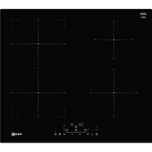 Neff T46FD53X2 N70 Built- in Hard Wired Electric Induction Hob With Combi Zone