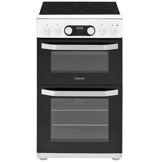 Hotpoint HD5V93CCW Electric Cooker With Double Oven
