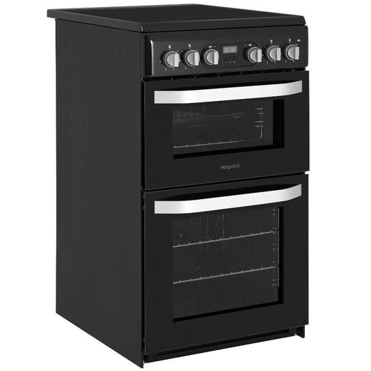 Hotpoint HD5V93CCB Electric Cooker With Double Oven