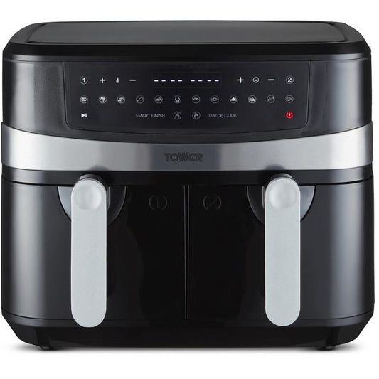 Tower / Vortx T17088 Large 9 Litre Capacity Dual Zone Air Fryer