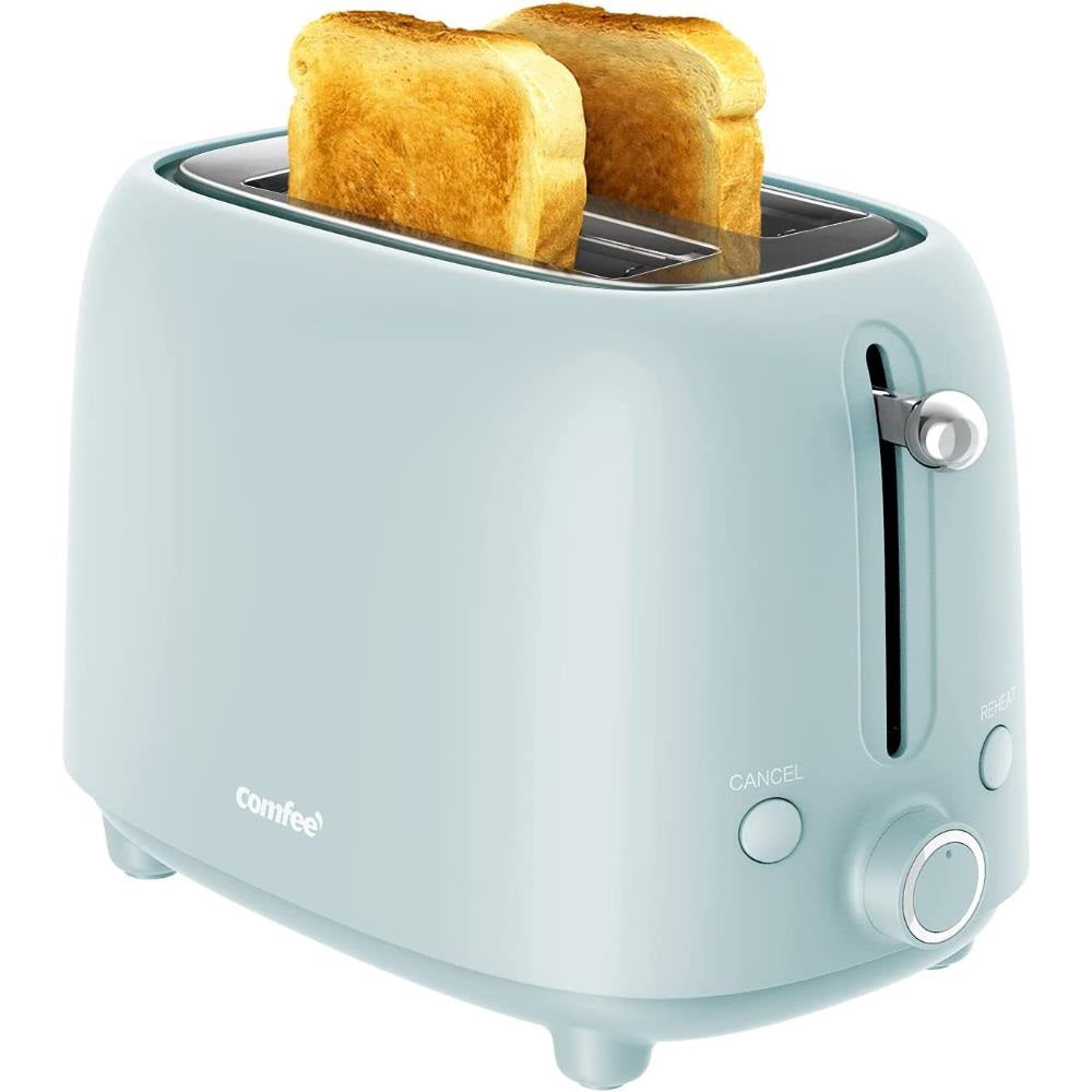 Comfee MT-RP2L18W2GN Green Retro 2 Slice Toaster