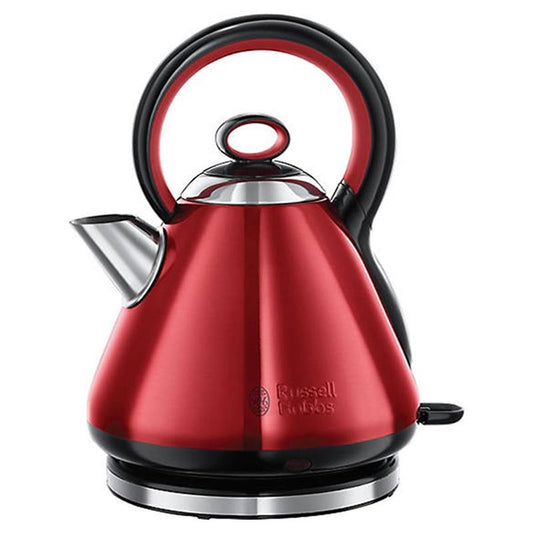 Russell Hobbs 21885 Red 1.7 Litre Quiet Boil Cordless Jug Kettle
