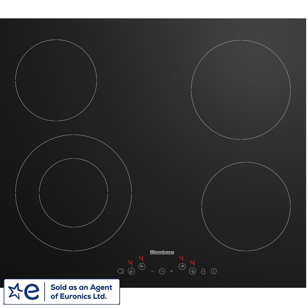Blomberg MKN54212 Built- In Hard Wired Touch Control Electric Ceramic Hob