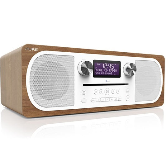 Pure CD-6 Compact Portable Radio With CD Player & Bluetooth