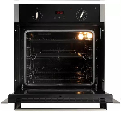 CDA SC360SS Large 65 Litres Built-In Multi Function Pyrolytic Single Fan Oven