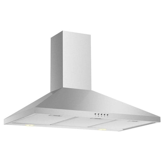 CDA ECH93SS 90CM Chimney Cooker Hood / Extractor With LED Lighting