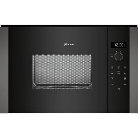 Neff HLAWD23GOB N50 Graphite 38cm ( Shallow Depth Only 29.7cm ) Built-in Microwave Oven