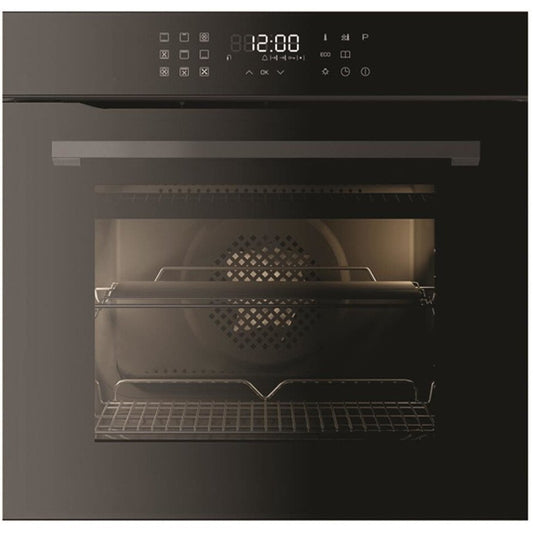 CDA SL550BL Large 77 Litres Built-In Multi Function Pyrolytic Single Fan Oven