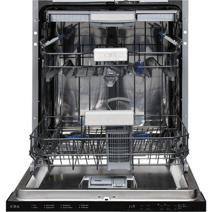 CDA CDI6372 Built-In Full Size 15 Place Setting Dishwasher Black