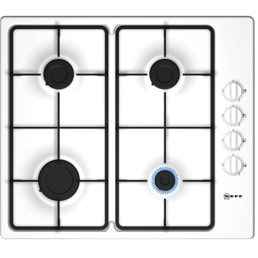 Neff T26BR46WO Built- In 4 Burner White Gas Hob