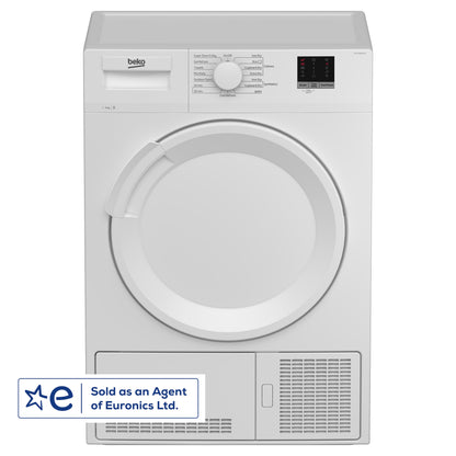 Beko DTLCE90051W 9KG Sensor Condenser Tumble Dryer