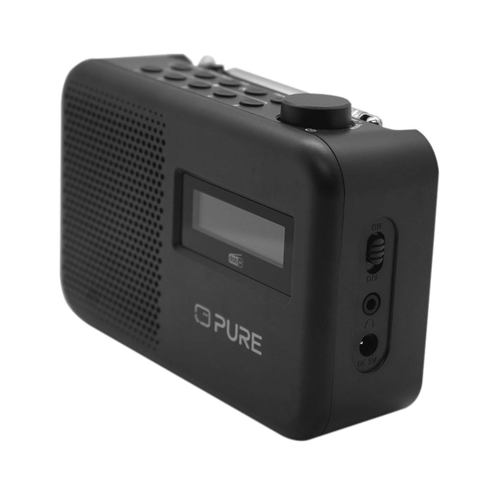 Pure Elan One2 Charcoal Portable FM / DAB + Radio