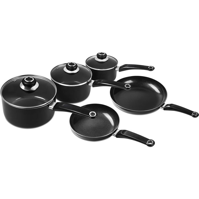 Morphy Richards 20 Piece Black Pan Set