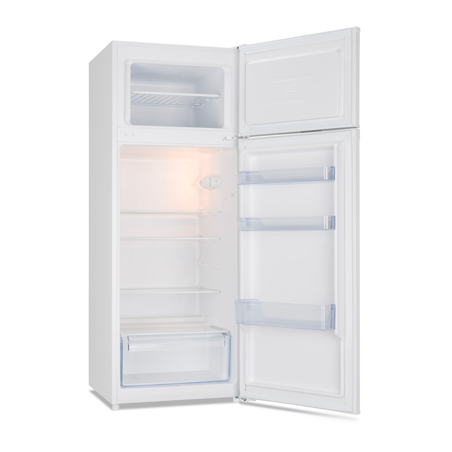 Iceking FF218EW 55cm ( 142.6cm High ) Top Mount Static Fridge Freezer