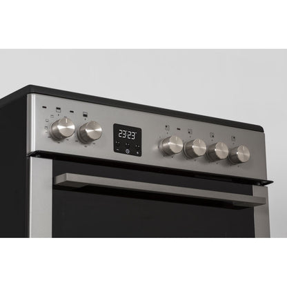Creda C60CDOS 60cm Silver Double Oven Electric Cooker
