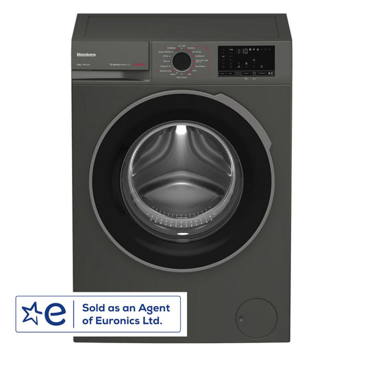 Blomberg LWA18461G Graphite 8Kg 1400 Spin Washing Machine