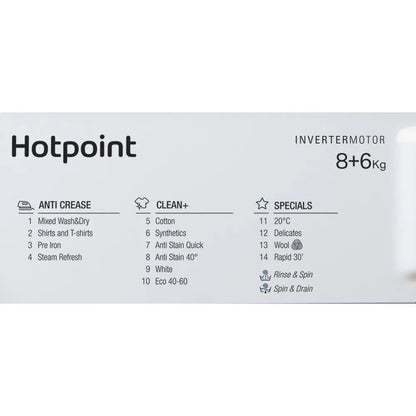 Hotpoint BIWDHG861485 8KG / 6KG Built In Washer Dryer