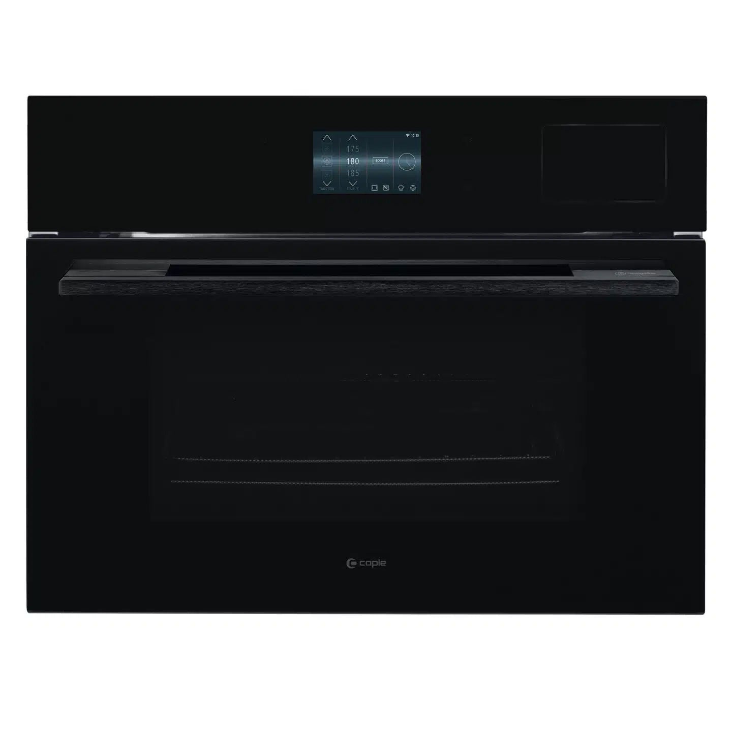 Caple CMS260BG Black Glass Built In Combi Microwave with Fan Oven, Grill & Steam