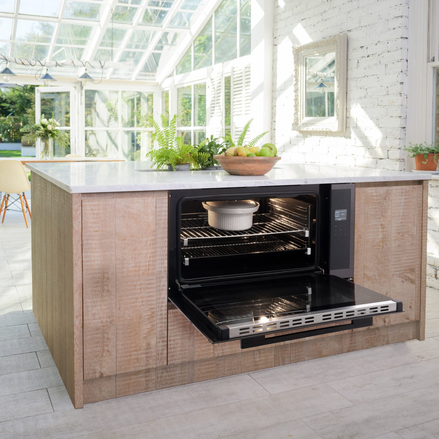 Caple C2902GM Gunmetal 90cm Wide Electric Built-In Single Oven