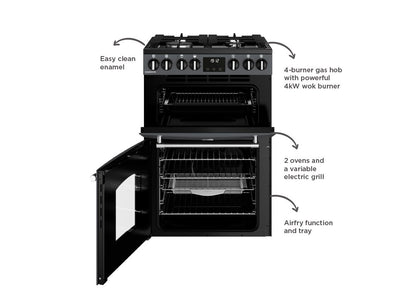 Belling Mini 60cm Anthracite Farmhouse Dual Fuel Range Cooker