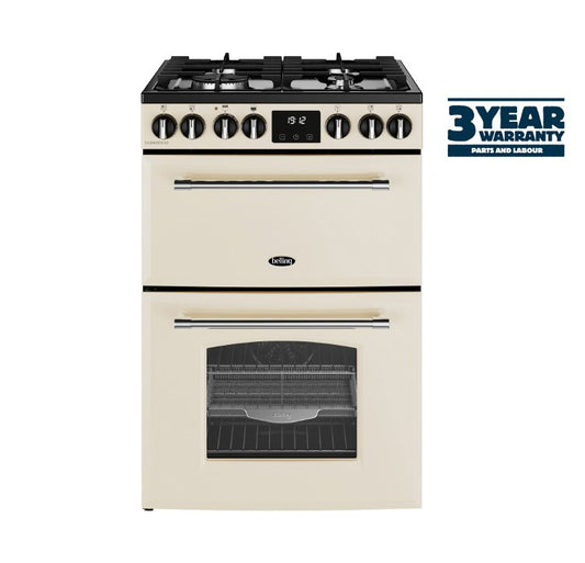 Belling Mini 60cm Cream Farmhouse Dual Fuel Range Cooker