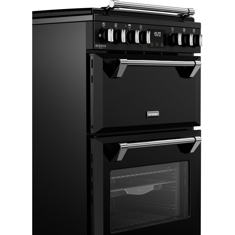 Stoves Richmond Mini 60CM Black Dual Fuel Range Cooker