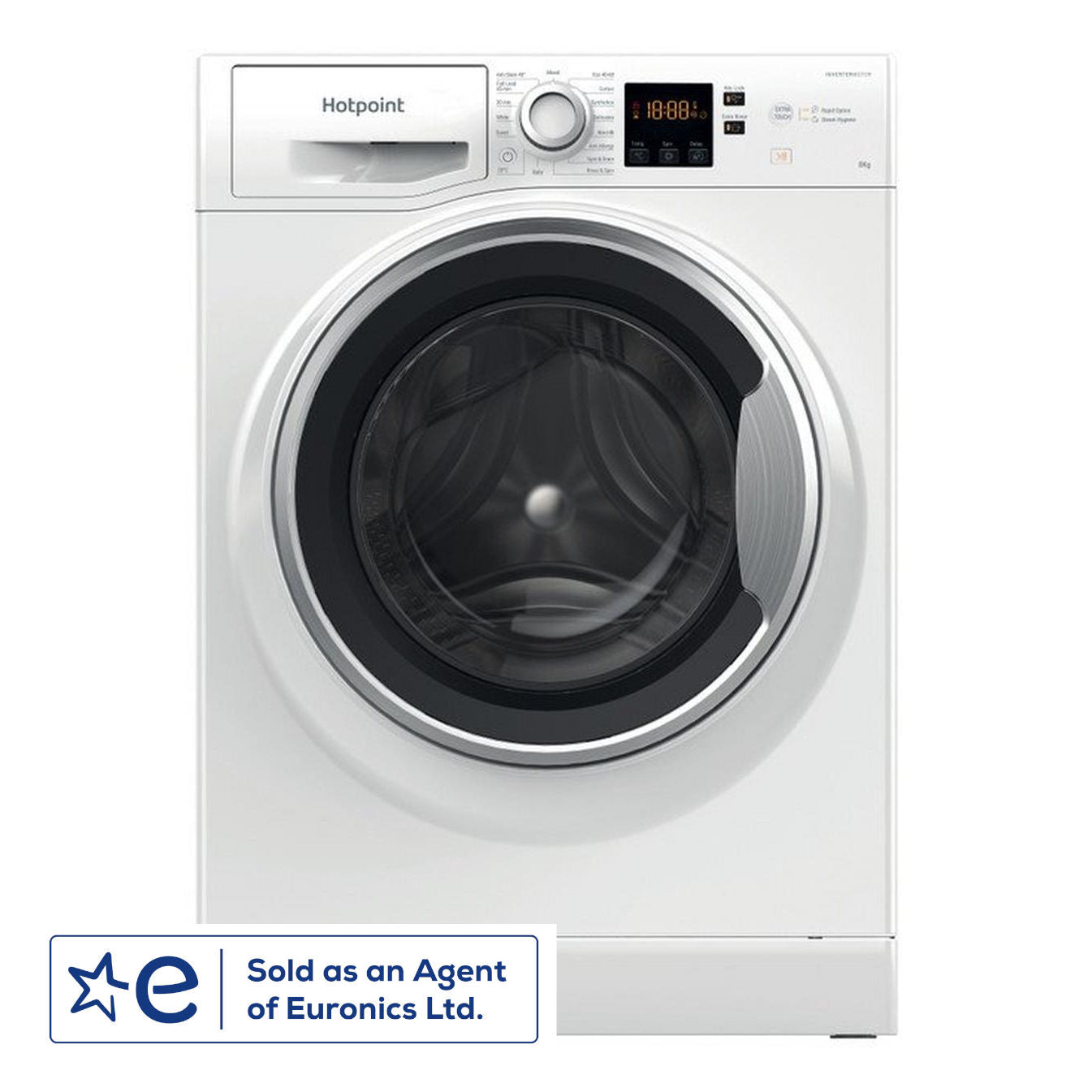 Hotpoint NSWE846WSUK 8kg 1400rpm Washing Machine With Steam Refresh