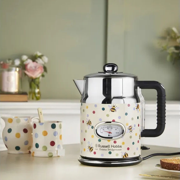 Russell Hobbs 27240 1.7 Litre Emma Bridgewater Bee Polka Dot Cordles Walkers Studios Ltd