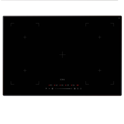 CDA HN7750FR 5 Zone With Bridge Built- in Hard Wired Electric Induction Hob