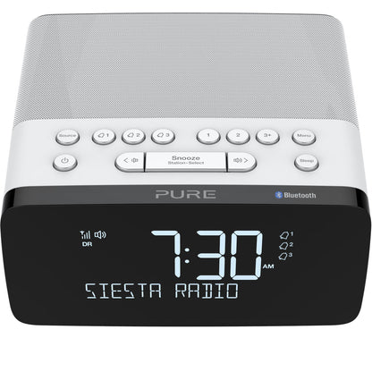 Pure Siesta Clock Radio with DAB+/FM and Bluetooth