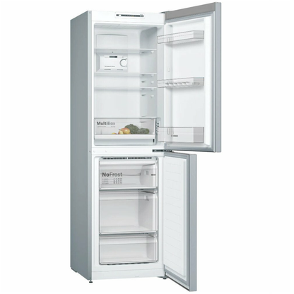 Bosch KGN34NLEAG 60cm Silver ( 186cm High ) Frost Free Fridge Freezer