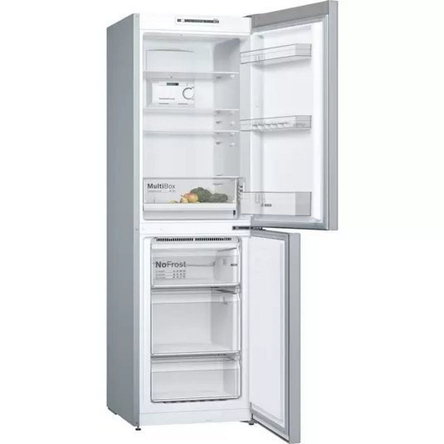 Bosch KGN34NLEAG 60cm Silver ( 186cm High ) Frost Free Fridge Freezer